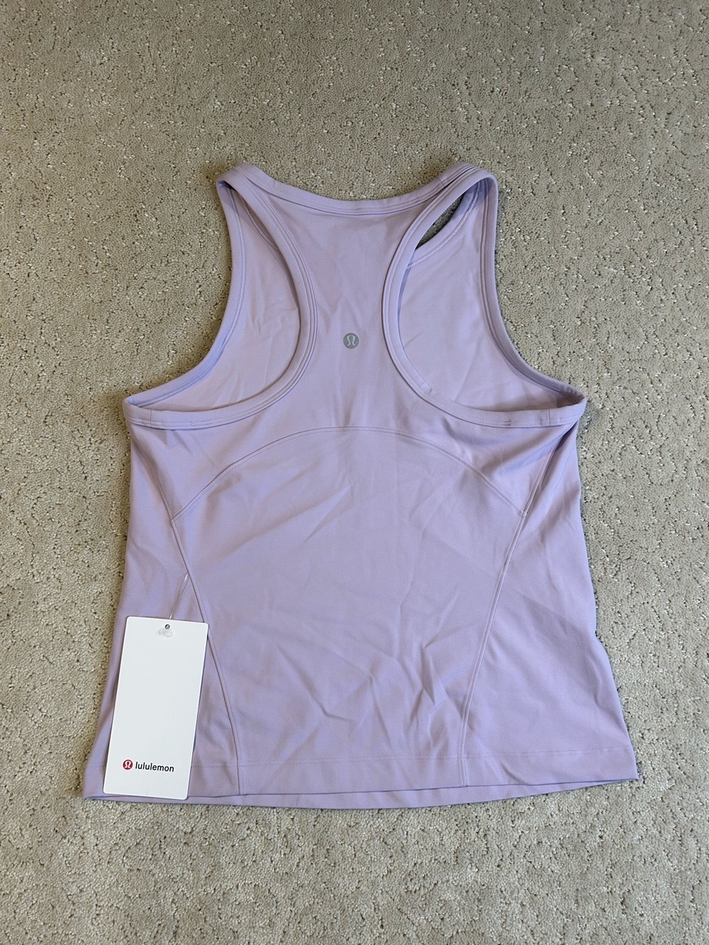 NWT Lululemon Align Waist Length Racerback Tank Top Lilac Play Size 8 - Picture 2 of 7